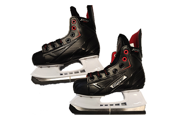 Pattini Graf G855 Black Red dal 32/33